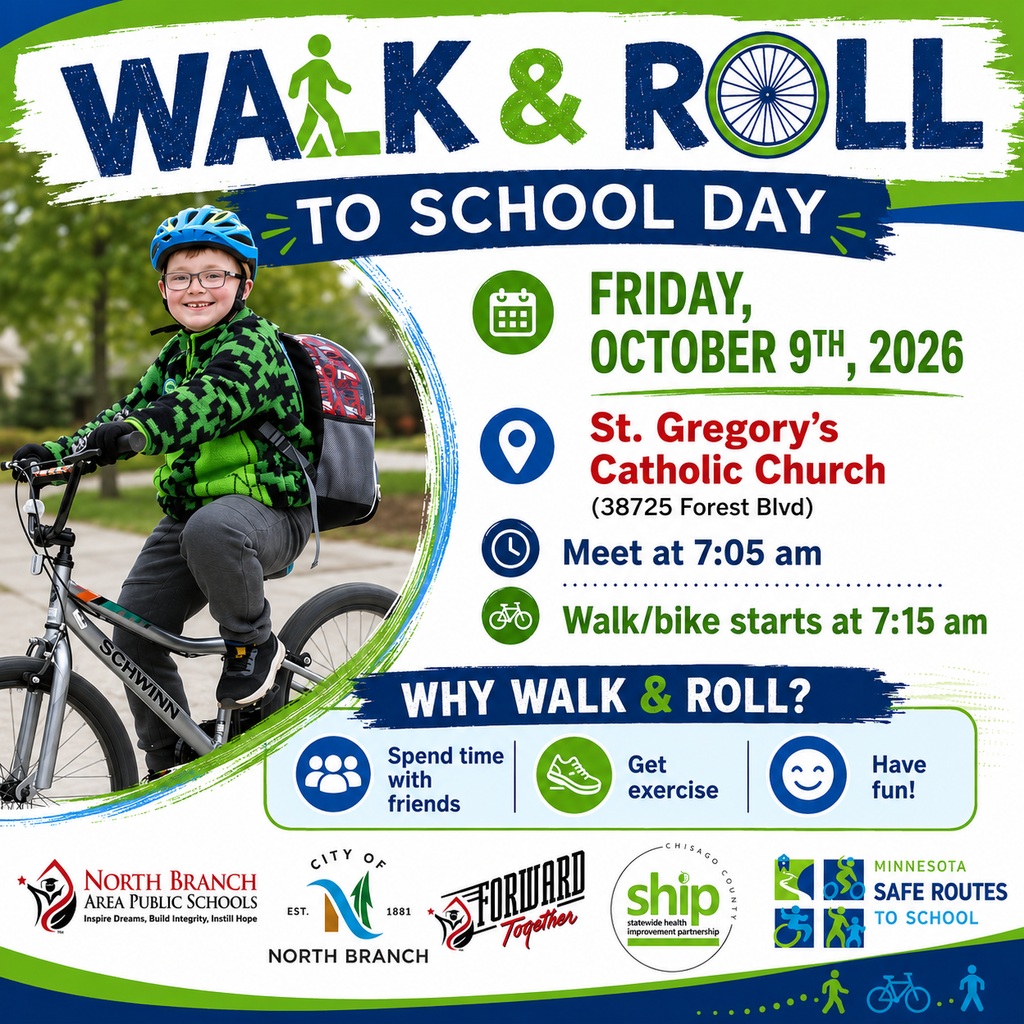 Walk and Roll to School October 9th