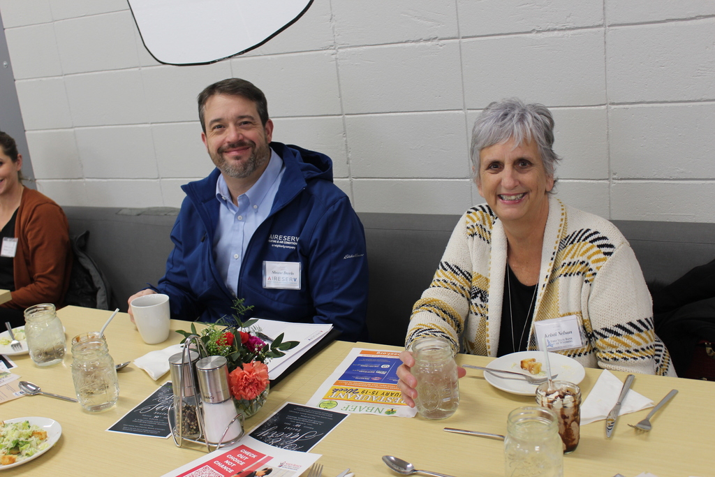 Chamber members enjoying lunch