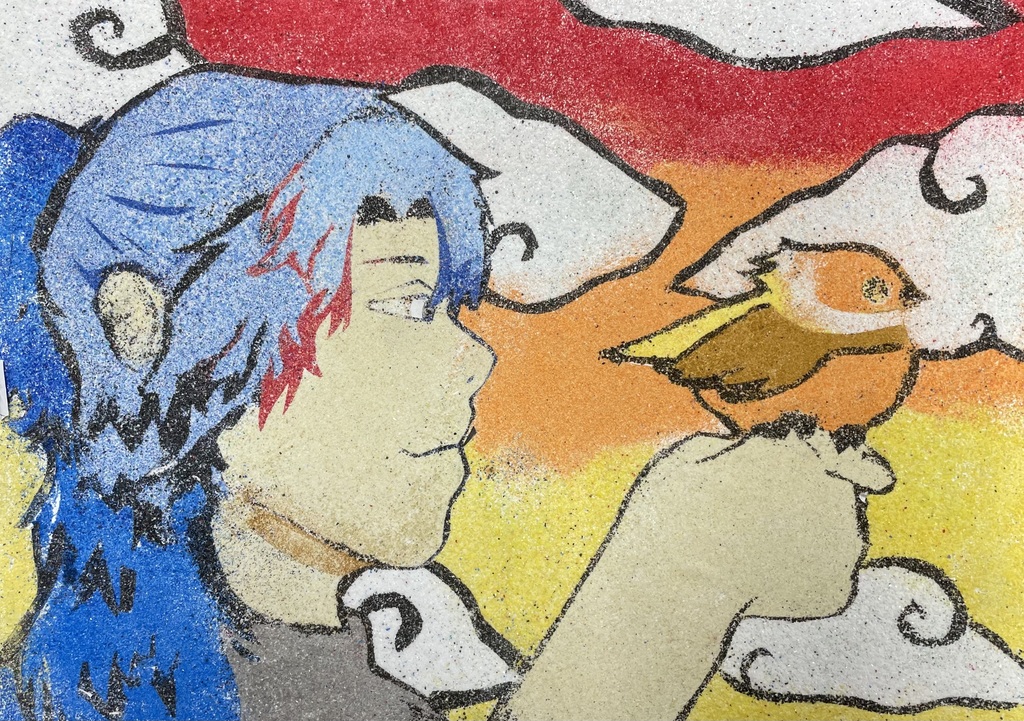 Sand art examples