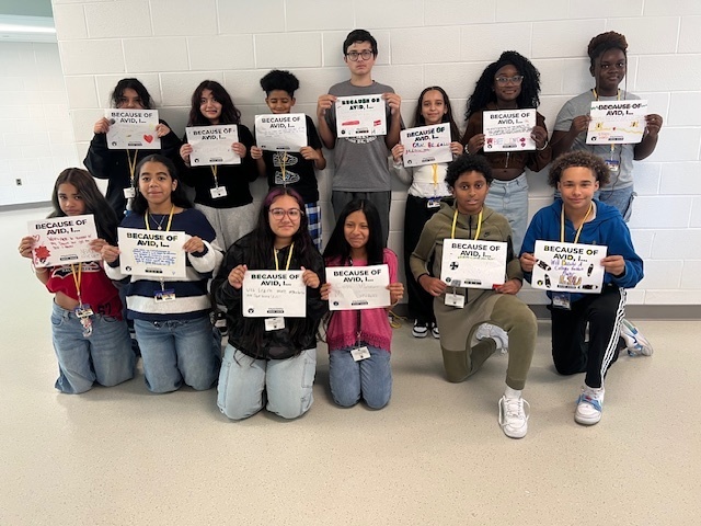 7th Grade AVID students reflected on the benefits of the NBTMS AVID program.