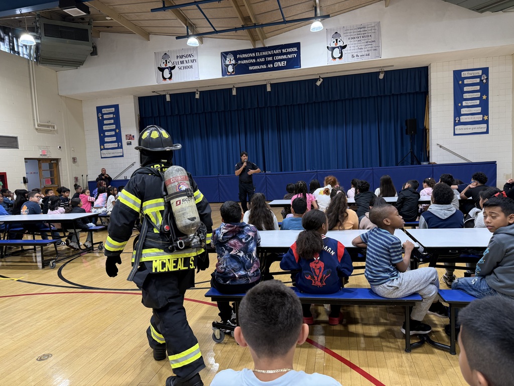 Students were shown the gear and required outfits for the firefighters.