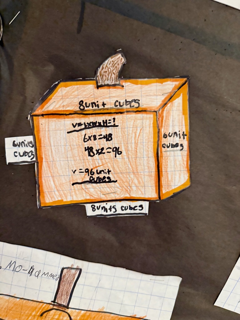 Volume of Rectangular Prism Pumpkin