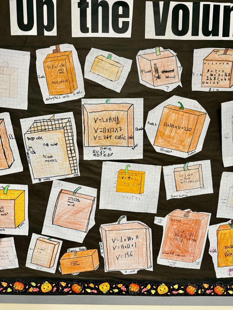 Volume of Rectangular Prism Pumpkins