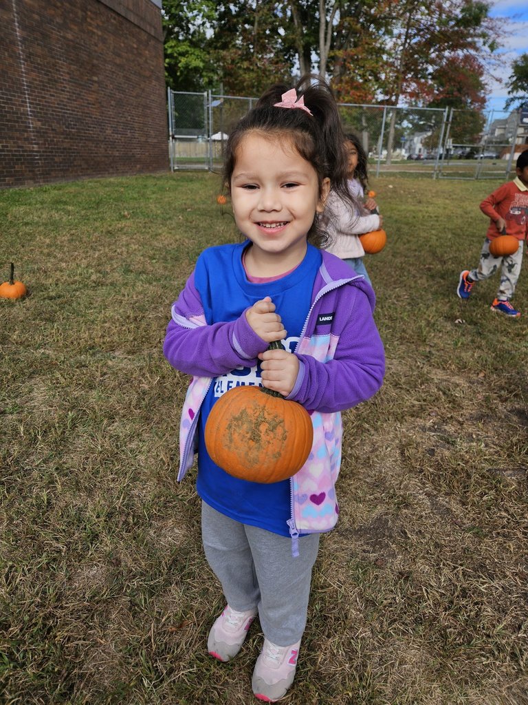 Picked out the perfect pumpkin!