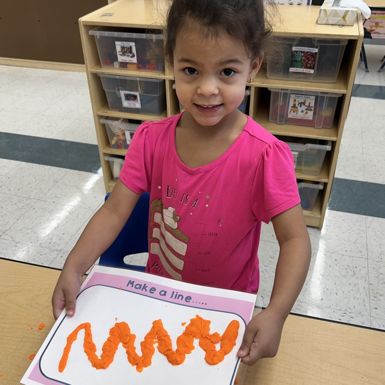 Playdough Lines!