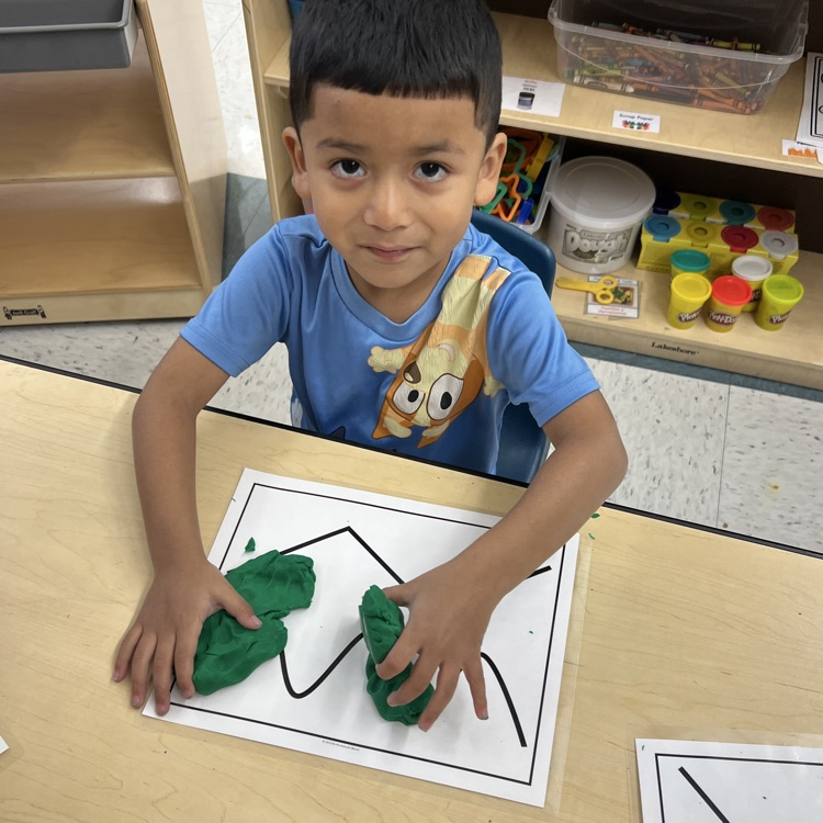 Playdough Lines!