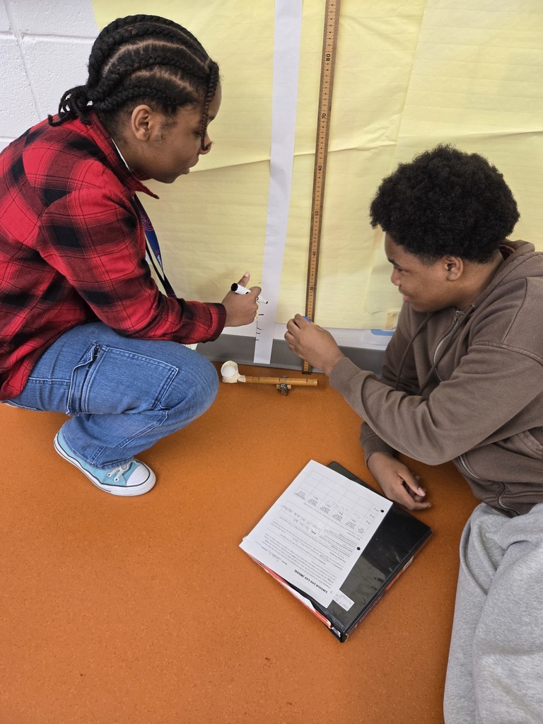 Students doing an energy experiment