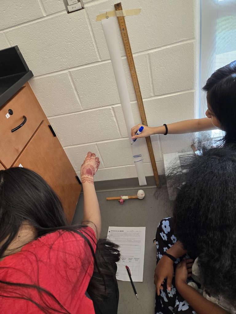 Students doing an energy experiment.