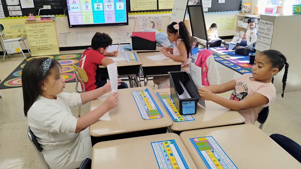 Second graders hard at work!