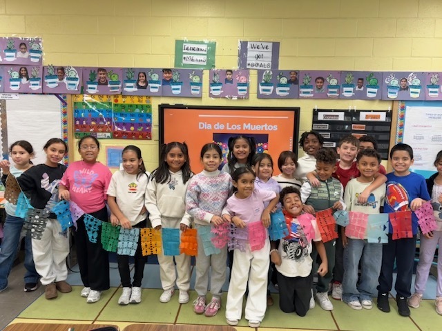 Mrs. Lillis' World Language students at LP learned about Dia de Los Muertos and also learned how to make Papel Picado
