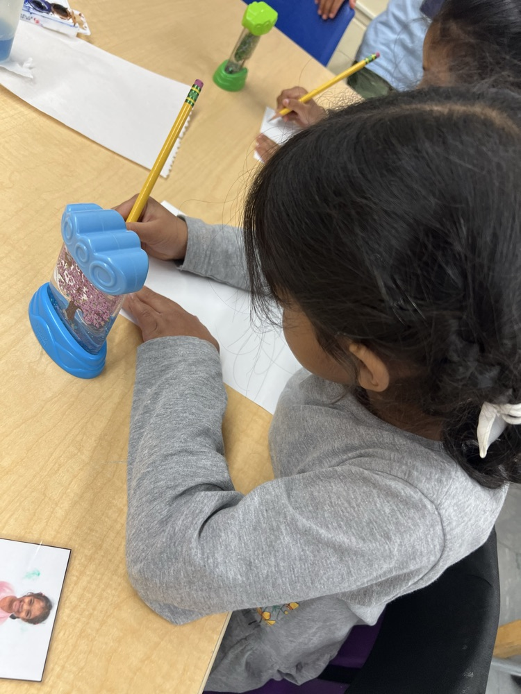 Miss Williams’ students at JA observe, draw and color trees from different seasons during our tree study. 