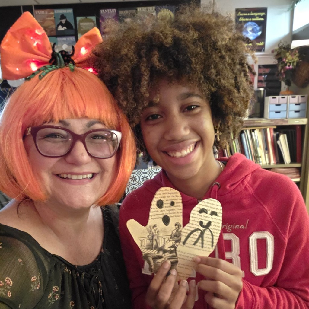 My students got crafty and turned Room 610 into a haunted hub of imagination and creativity!