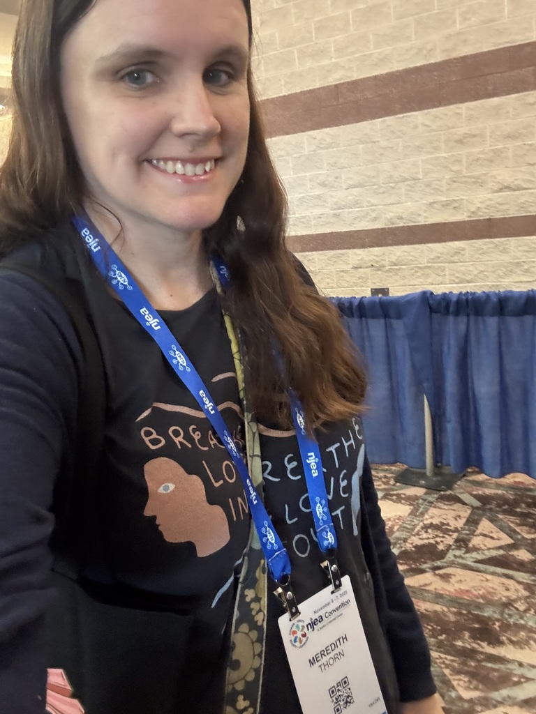 Attending the NJEA convention 