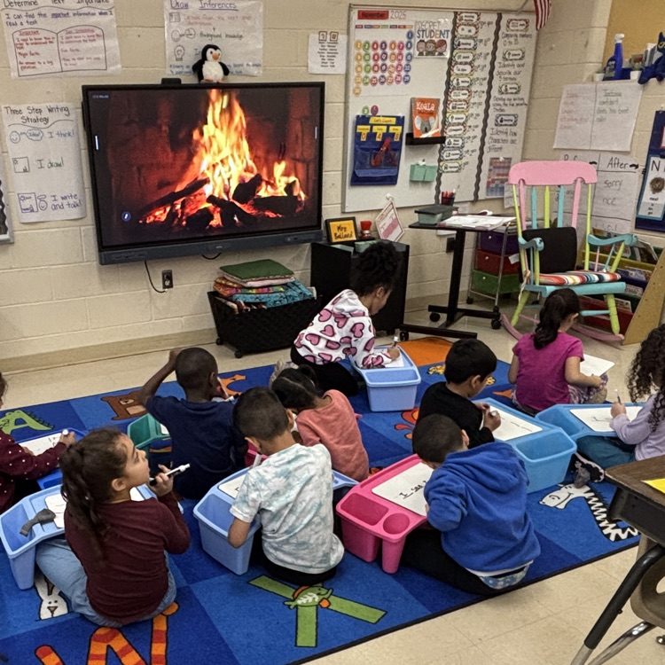 Flexible seating by the calming fire!