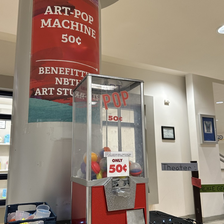 The ART POP machine continues to raise money to support Senior Art Scholarships!