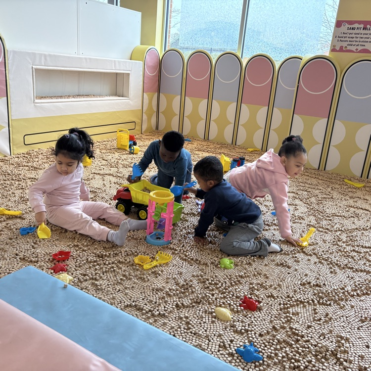 taking turns and playing with others! 