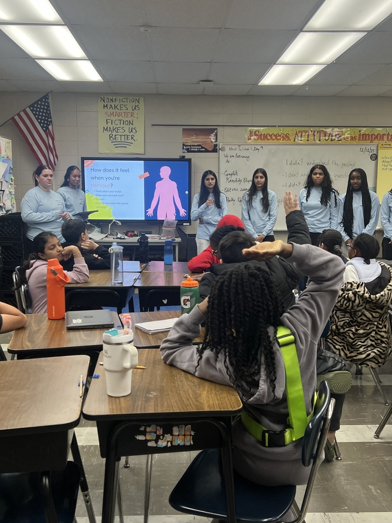 4th Graders with NBTHS P.U.S.H. students