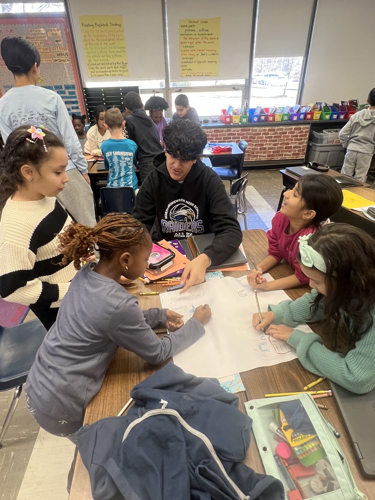 3rd Graders with NBTHS P.U.S.H. students