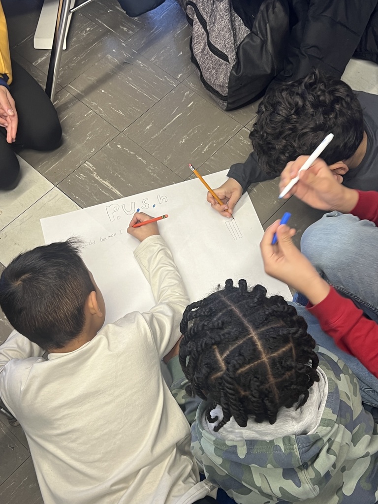 3rd Graders with NBTHS P.U.S.H. students