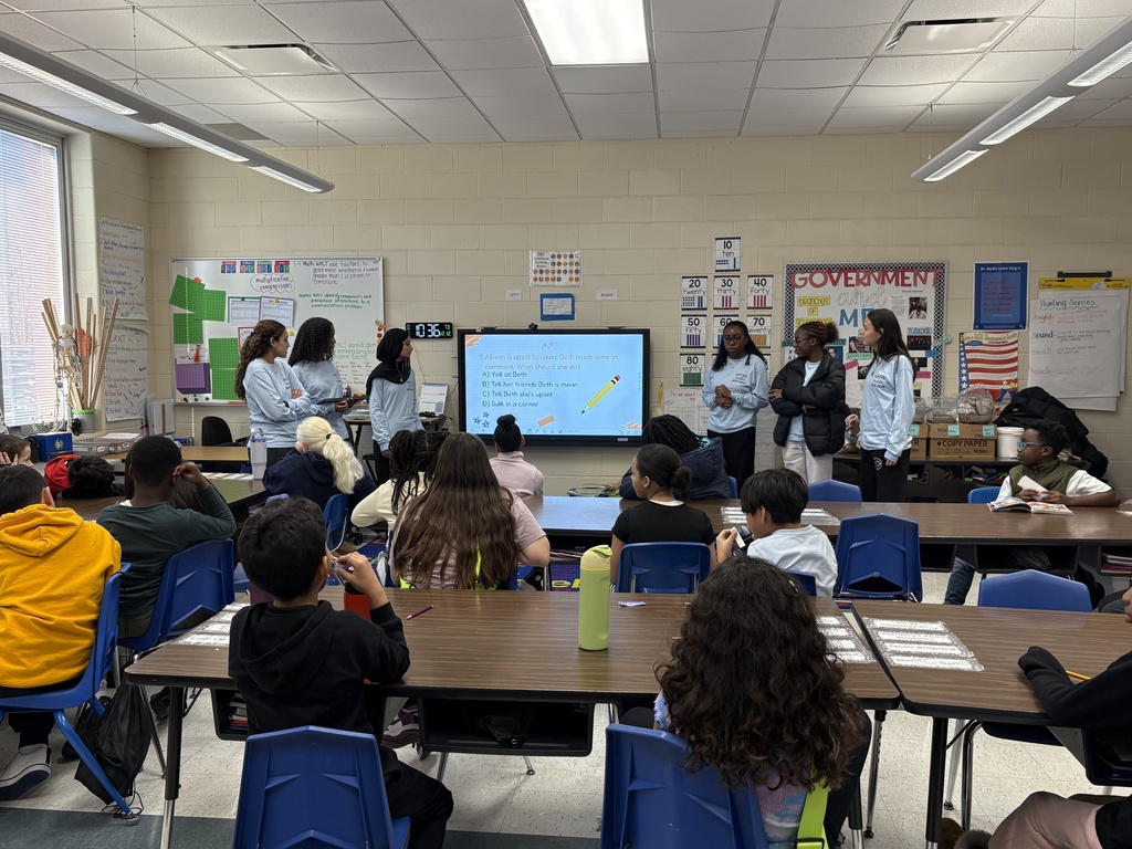 P.U.S.H. students spoke at Judd Elementary today!