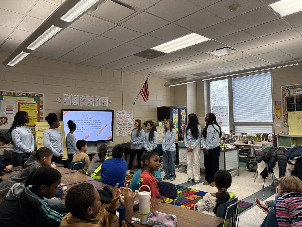 P.U.S.H. students spoke at Judd Elementary today!