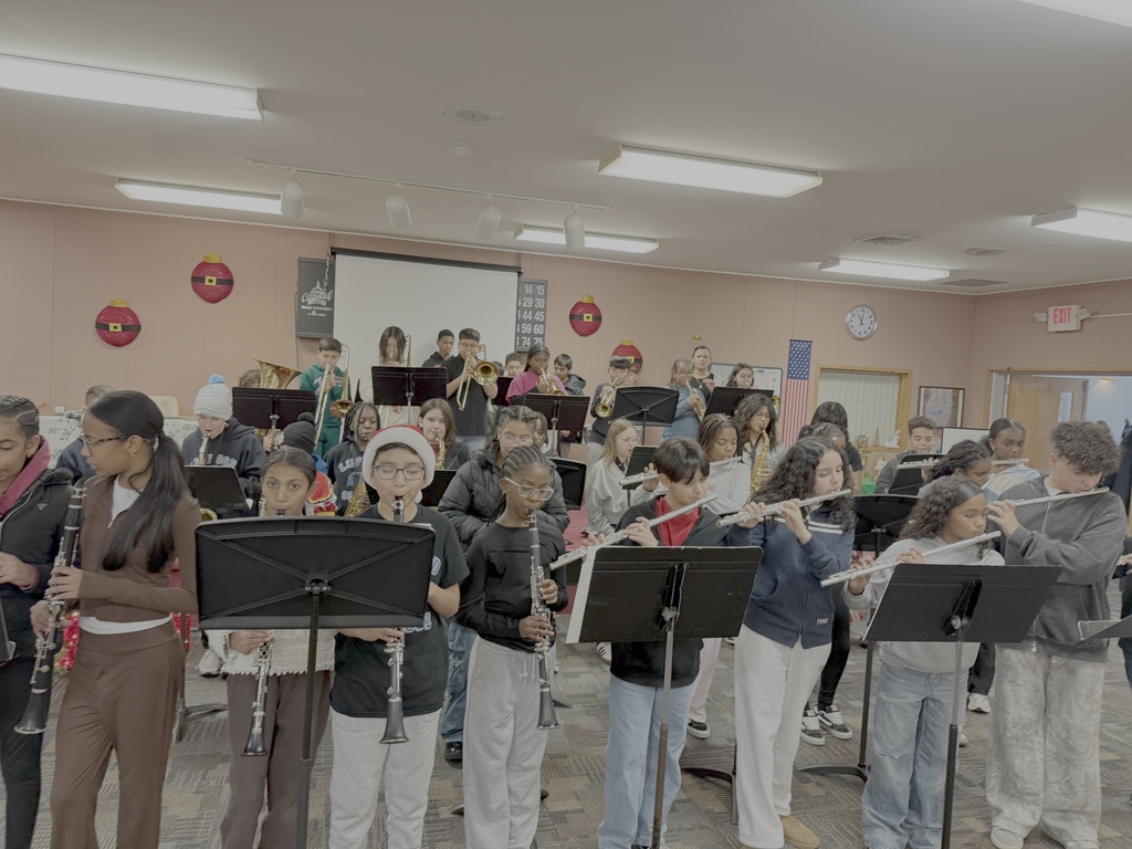 Linwood Band students performing at the North Brunswick Senior Center