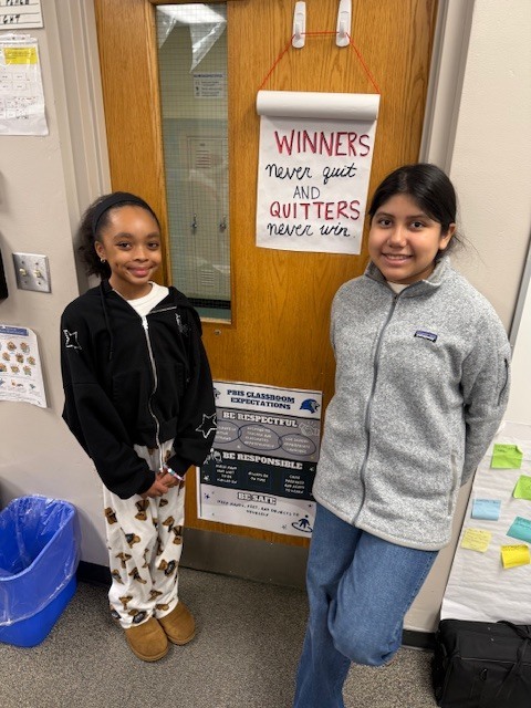 Student pictured with quote