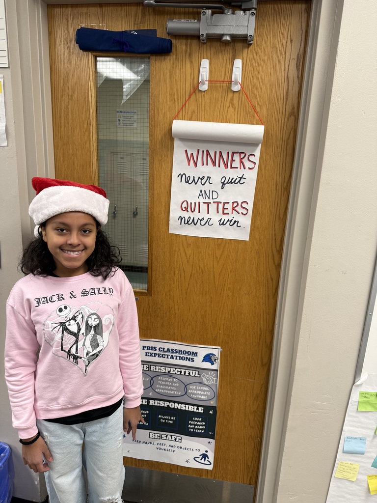 Student pictured with quote