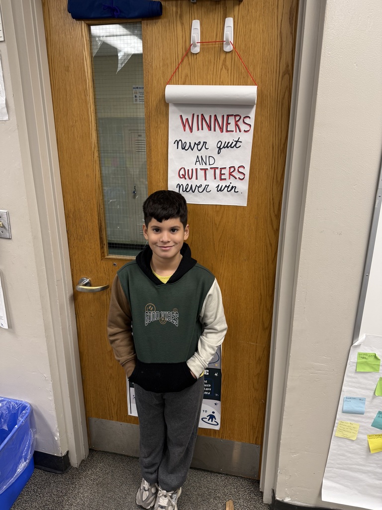 Student pictured with quote