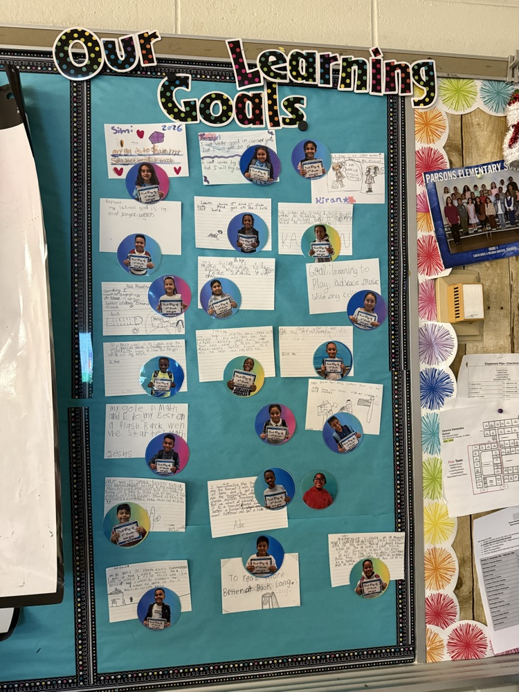 student pictures and their goals 