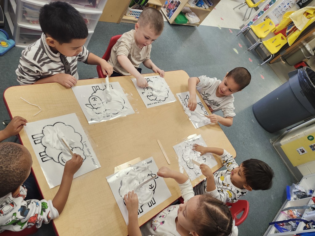 Using popsicle sticks  as a fine motor activity to learn how to sheer the sheep