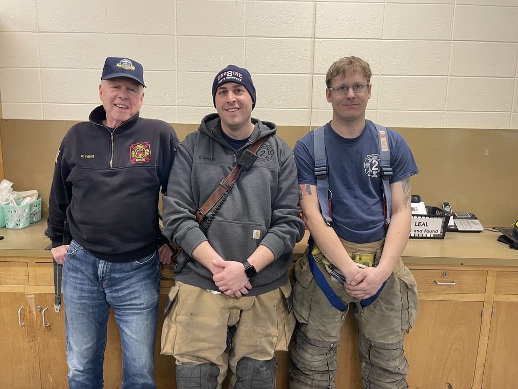 Group of three firemen