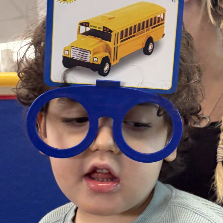 student playing headbands game! 