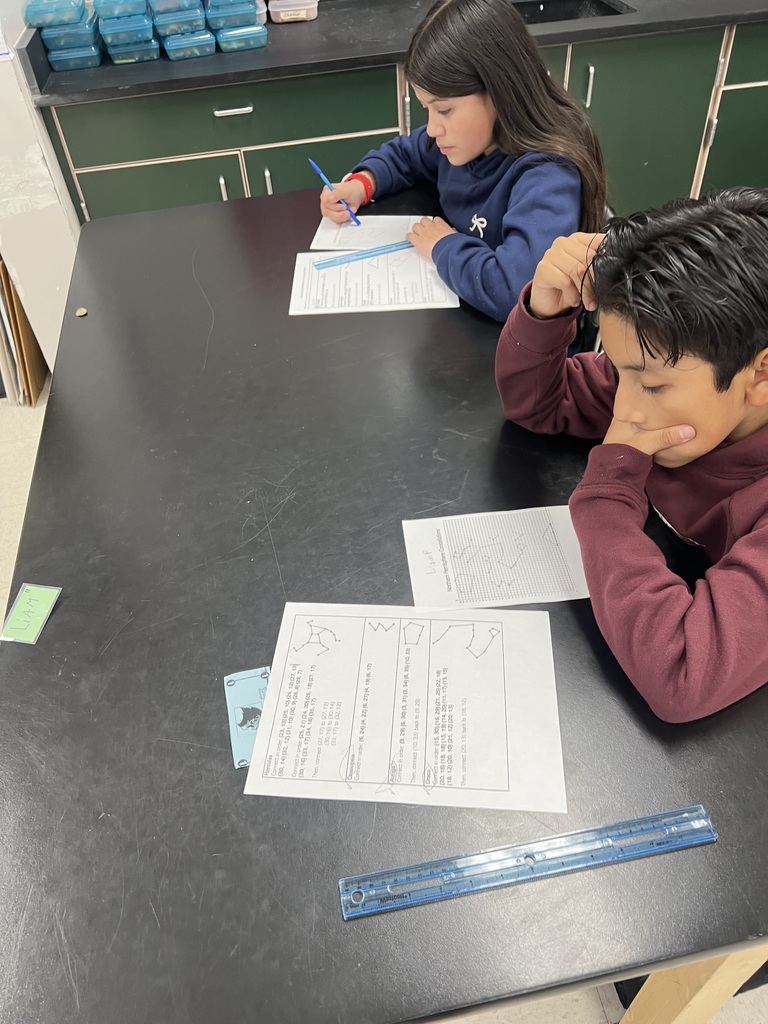 Plotting constellations on a coordinate grid