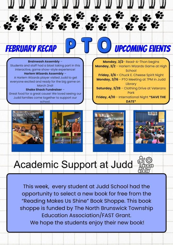 February Edition of Judd Happenings!