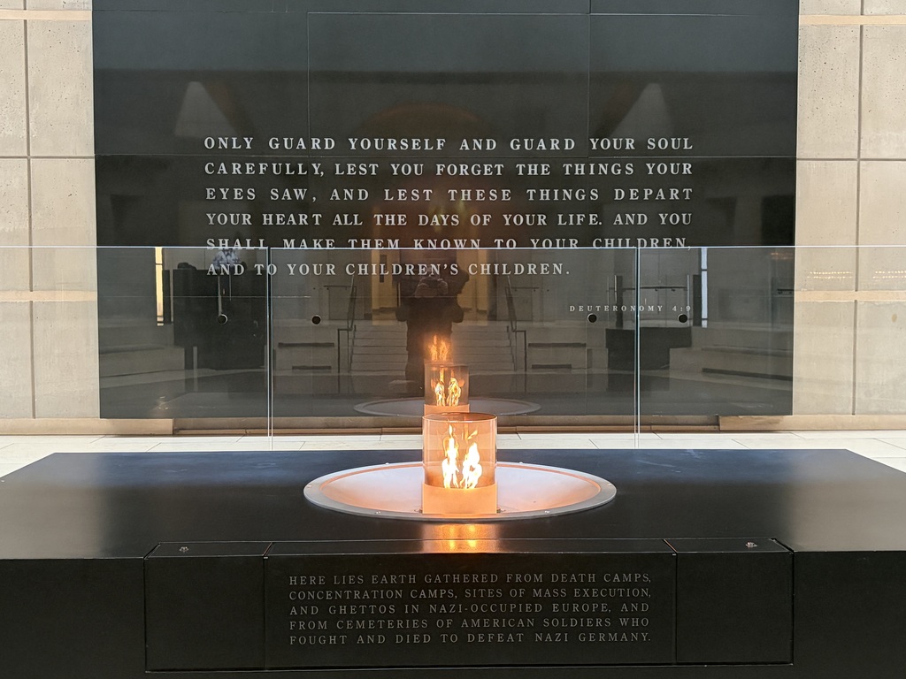 US Holocaust Memorial Trip 2026 - memorial flame