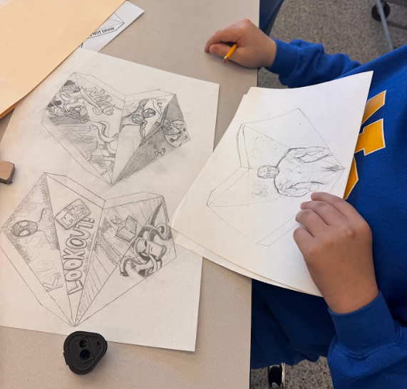 star point artwork of a student