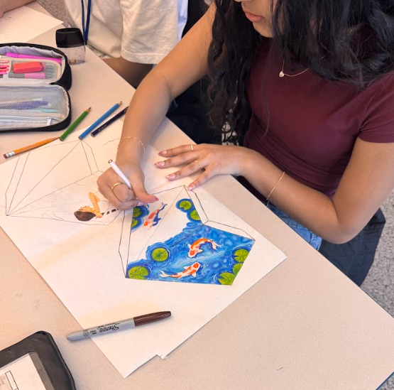 star point artwork of a student