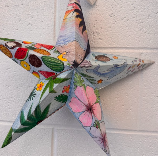 star point artwork of a student