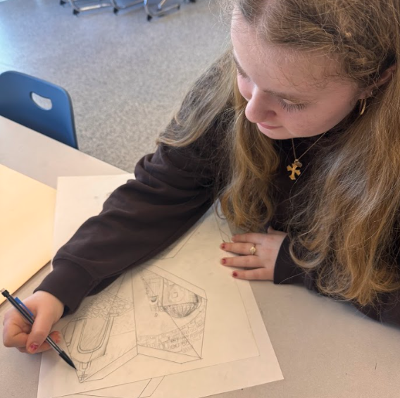 star point artwork of a student