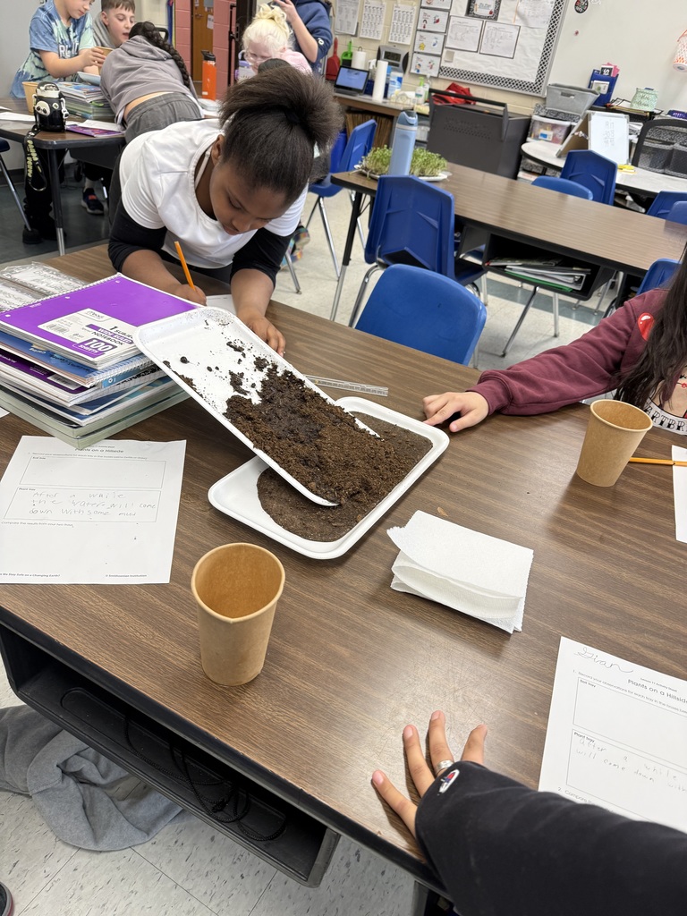Students working together at desks