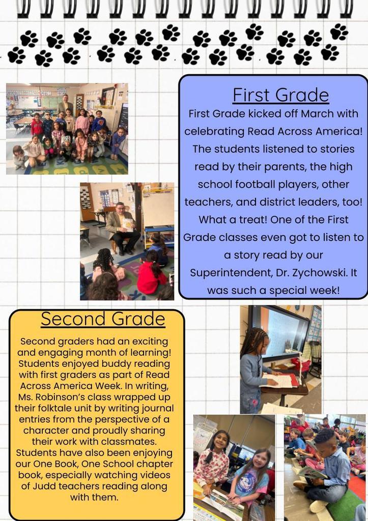 March Edition of Judd Happenings