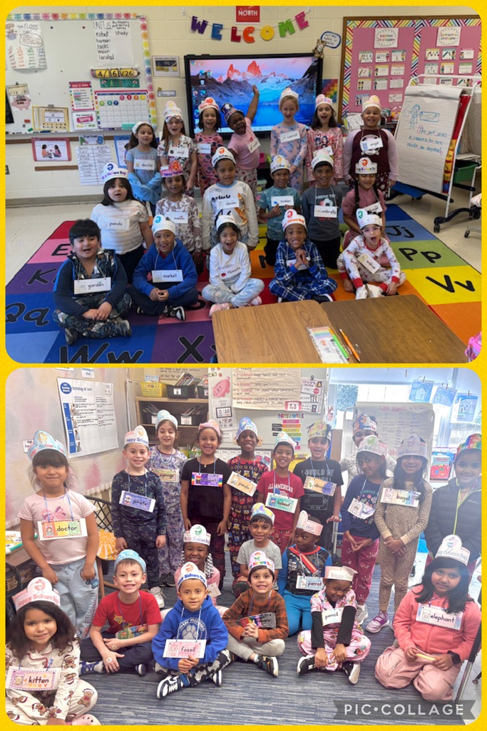 students posing with crowns on