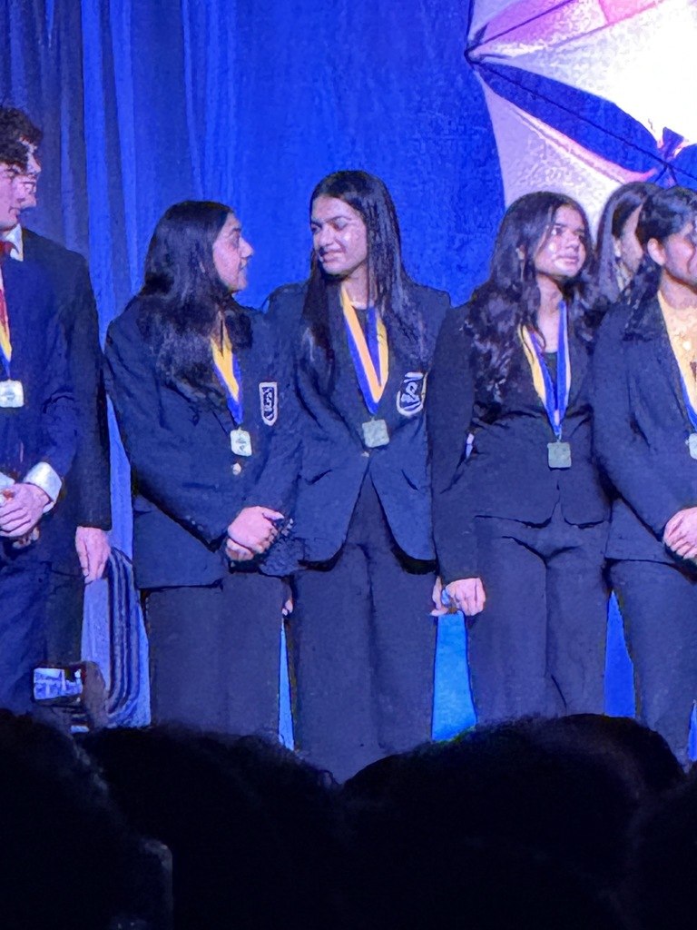 Seniors Mia and Siya finding out they won a spot to ICDC