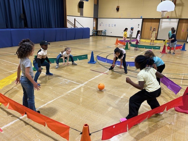 Kids playing Striker Ball!