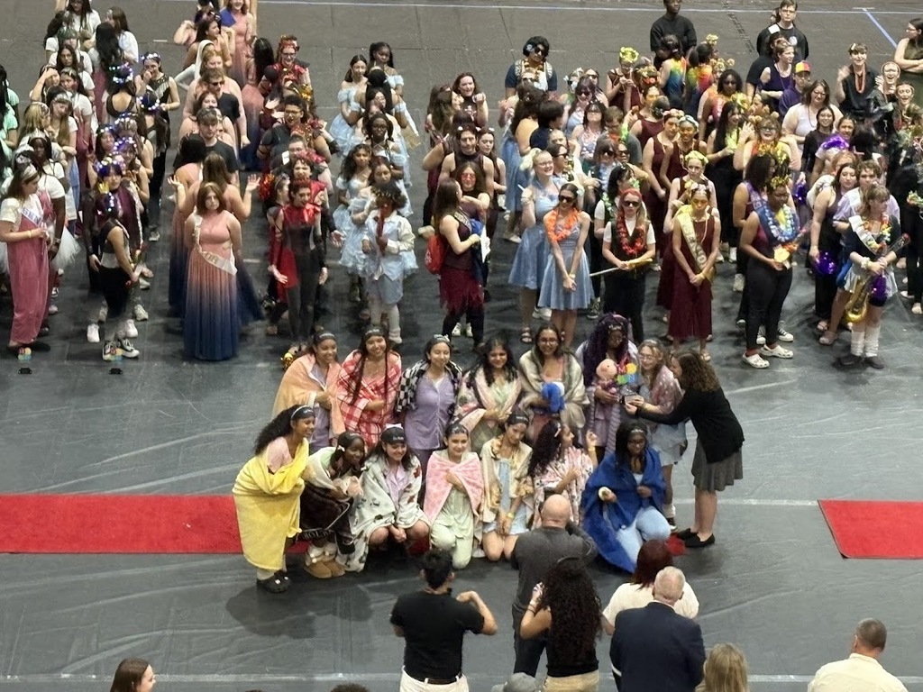 NBTHS girls posing for awards photo for taking Silver.