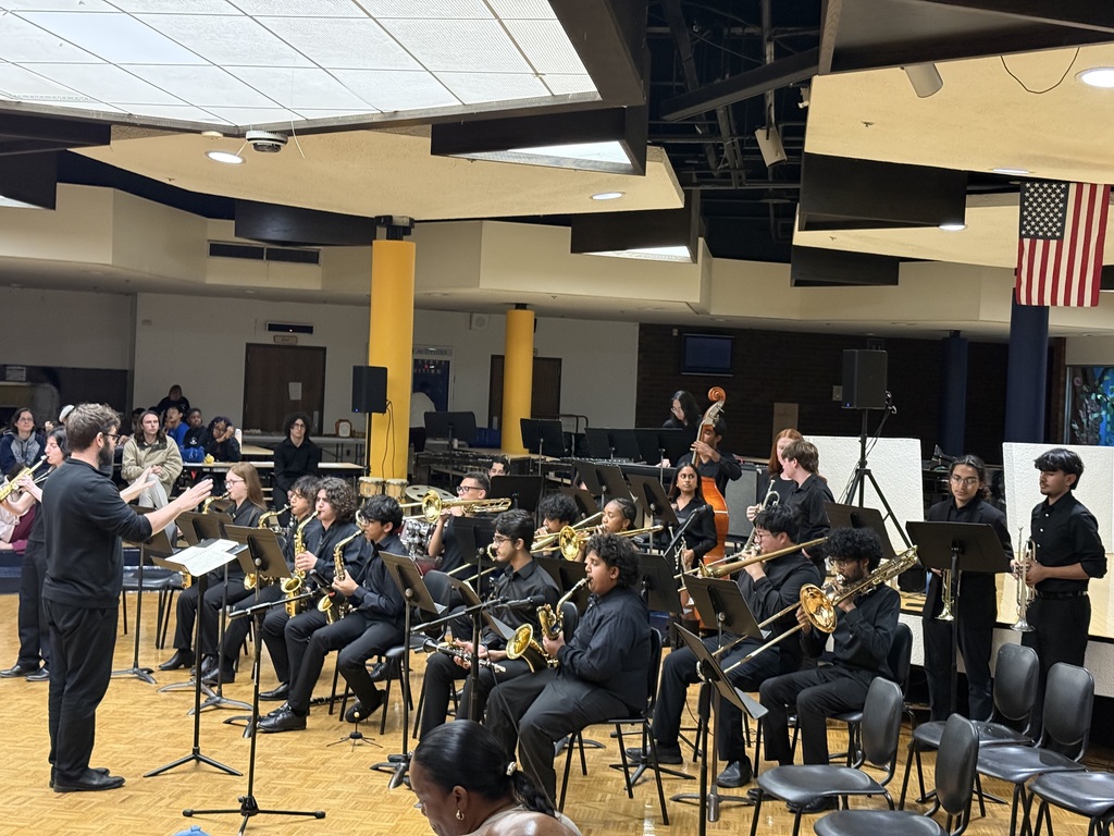 The NBTHS Jazz Band performing.