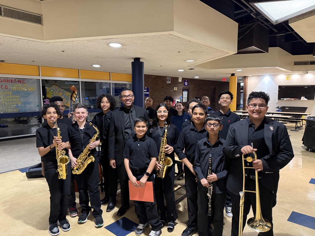 The Linwood Jazzy Lions before their performance.