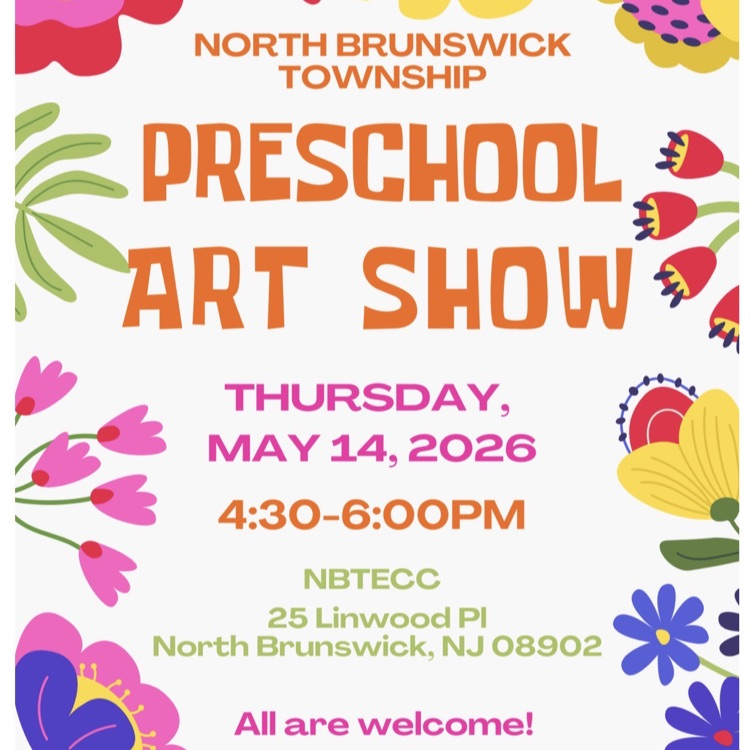 Preschool Art Show  Flyer: May 14 at 4:30 - 6:00pm at NBTECC