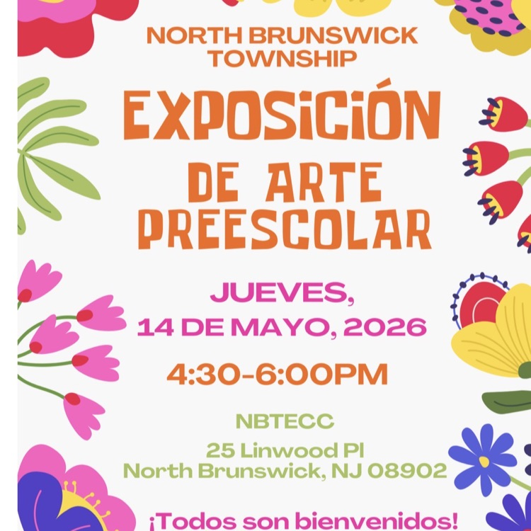 Preschool Art Show  Flyer: May 14 at 4:30 - 6:00pm at NBTECC